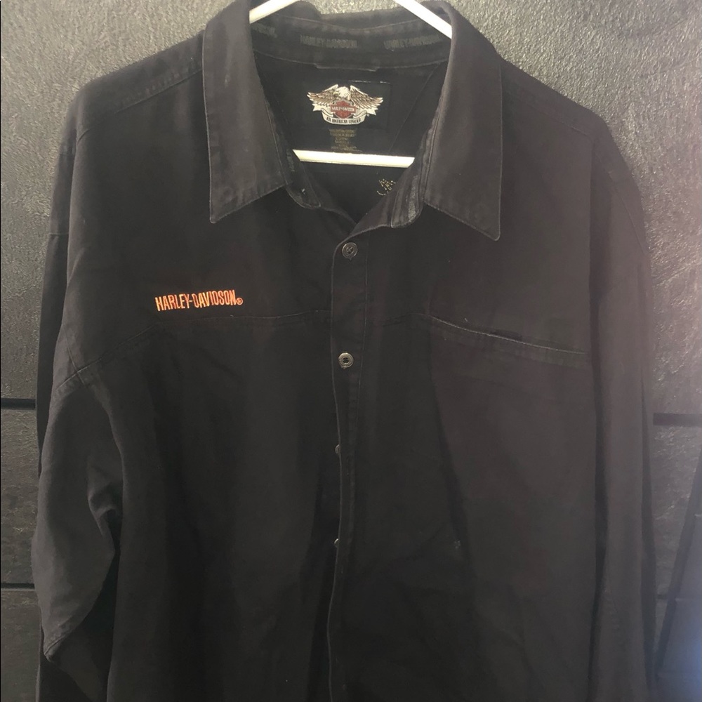 Long sleeve HD button down shirt